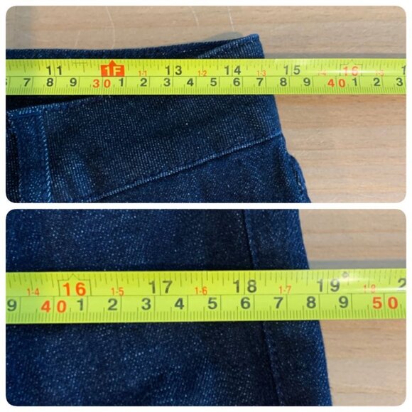 CAbi Women's 5691R Bootcut Flare High Rise Trouser Jean Sz 6 Dark Wash Blue - Picture 7 of 9